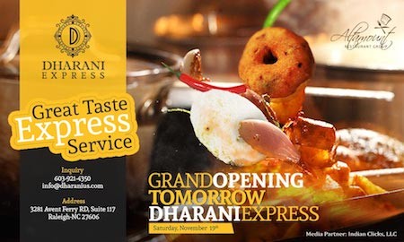 Press Note: Dharani’s 02nd Venture in North Carolina