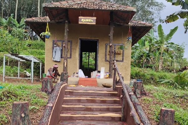 House made out of 65 herbal plants, mud comes up in Kerala