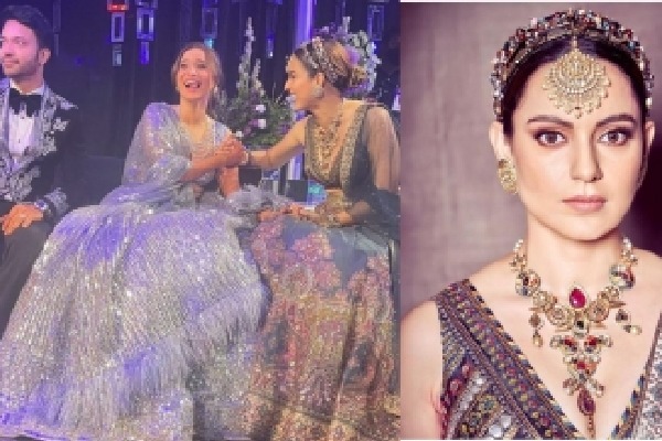Kangana shares pics of Ankita, Vicky's sangeet ceremony