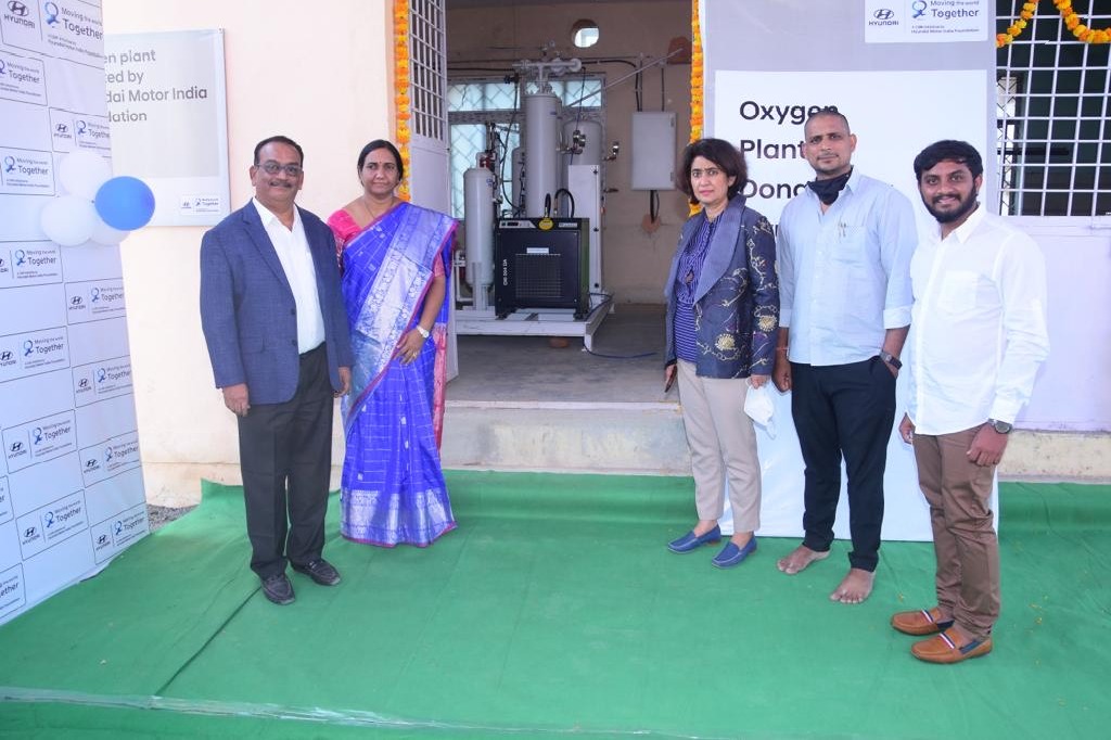 Hyundai Motor India Foundation inaugurates Oxygen Generation plant at Utnoor Government Hospital