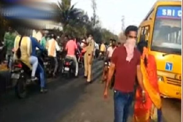 Three children killed in road accident in Vizianagaram district