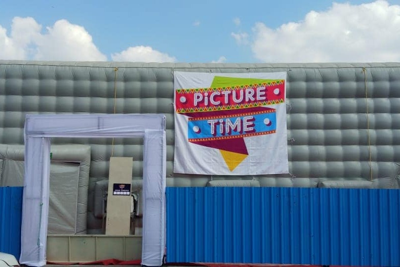 Chiru’s Acharya to be screened in mobile air balloon theatre near Rajahmundry 