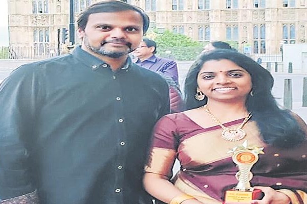 Telugu woman gets rare award in UK