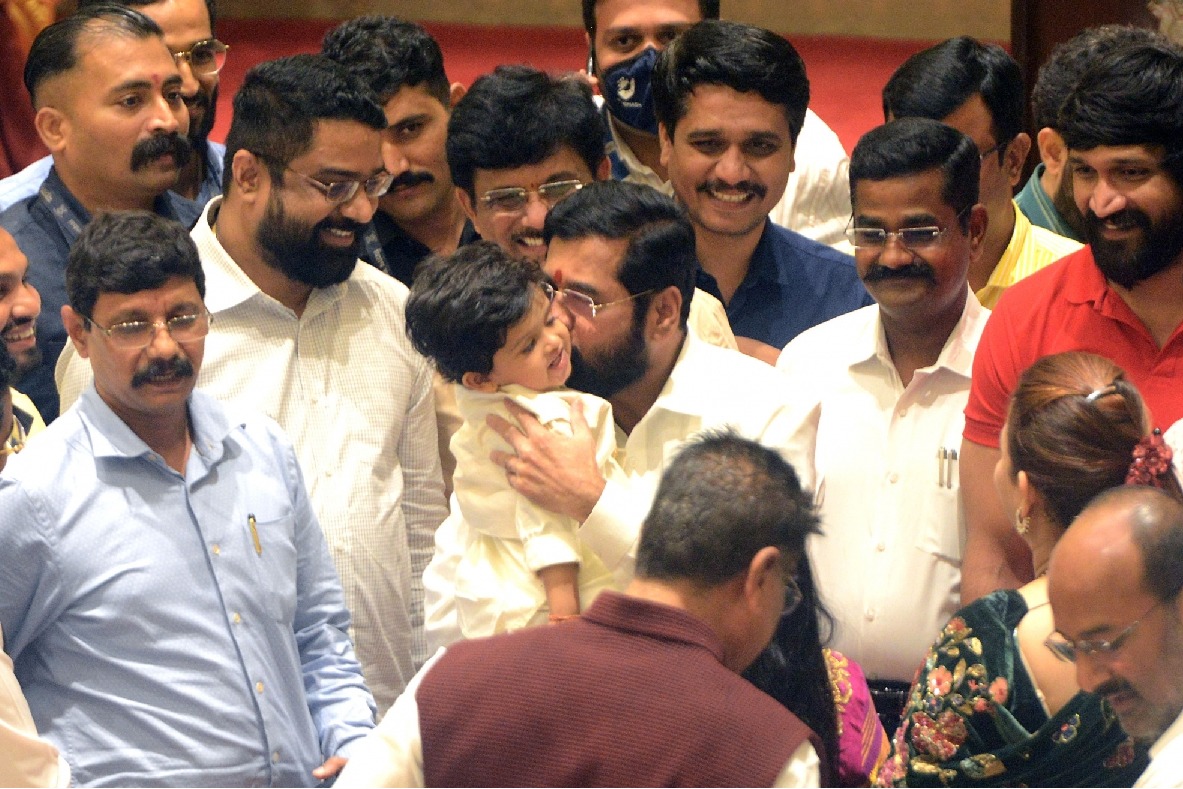 Eknath Shinde: Humble auto-rickshaw driver catapulted to CM's driving seat