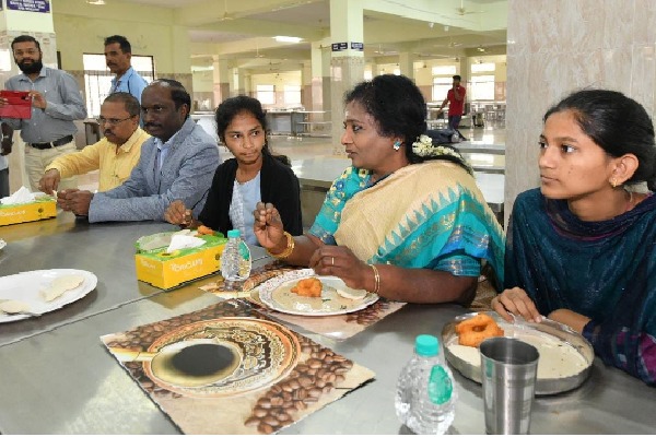 Telangana Guv visits IIIT Basar, interacts with students