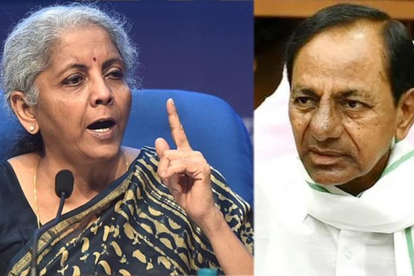 NIrmala Sitharaman lashes out at CM KCR for pushing Telangana into a debt trap 