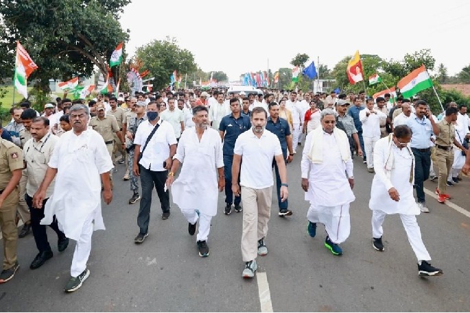 Bharat Jodo Yatra: Rahul Gandhi meets ostracised Dalit family in Karnataka
