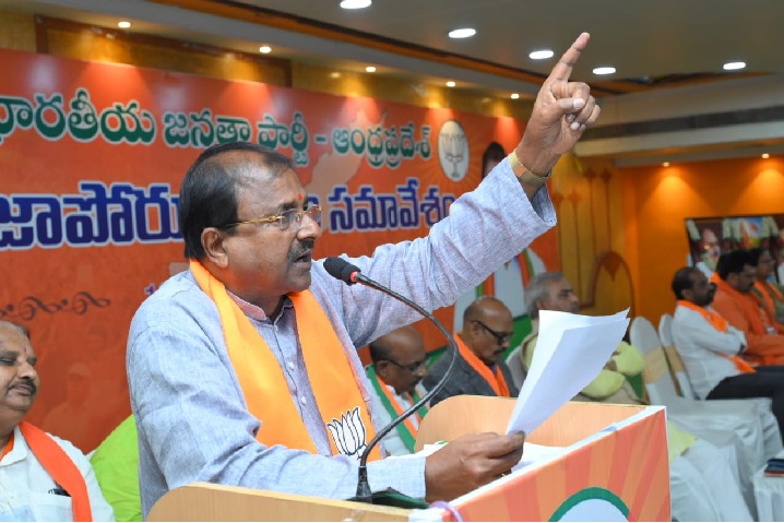 Somu Veerraju to continue as AP BJP president till 2024 Parliament elections