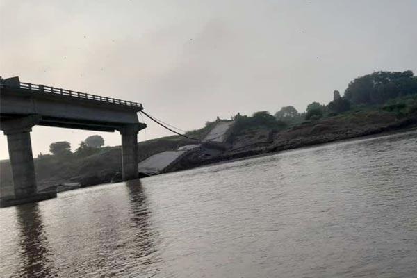Bridge collapses in Asifabad