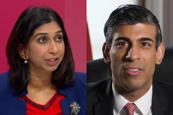 Suella Braverman named as home secretary in Rishi Sunak reshuffle