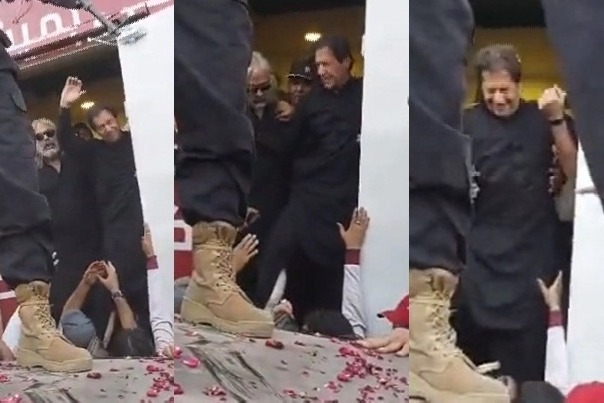 Imran Khan sustains bullet injury on leg, shifted to hospital