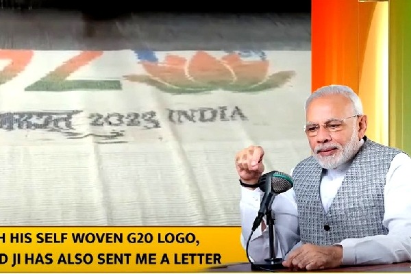 Telangana weaver surprises PM Modi with novel G20 gift