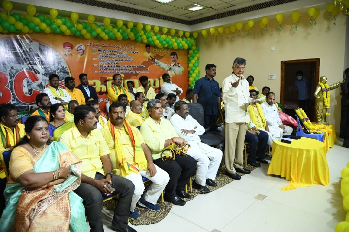 TDP wants BCs to flourish in politics, says Chandrababu