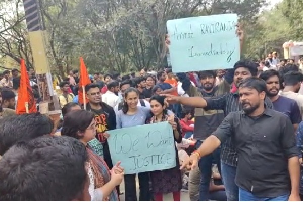 Protests at Hyderabad University after professor attempts to rape foreign student