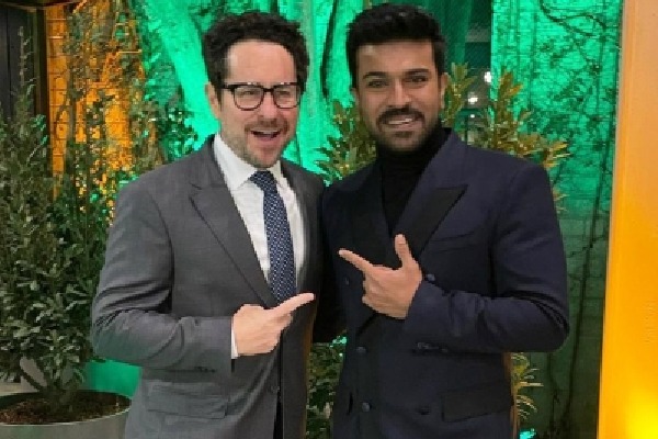 'Big fan' Ram Charan poses with 'Star Wars' director JJ Abram in LA