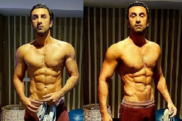 Ranbir Kapoor's trainer puts out his shirtless pic flaunting washboard abs