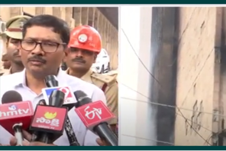 CM KCR expressed deep shock over fire mishap at Swapnalok Complex in Secunderabad