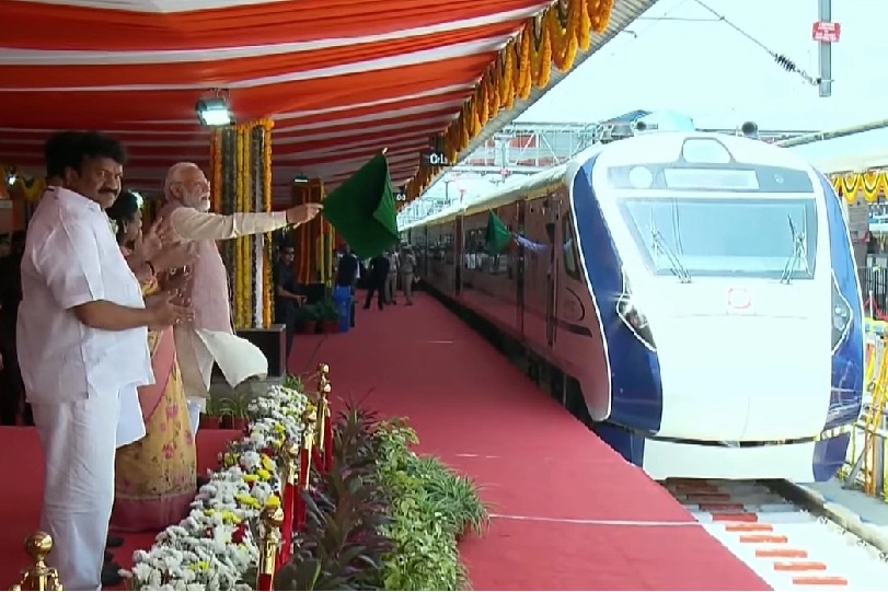PM flags off Secunderabad-Tirupati Vande Bharat Express
