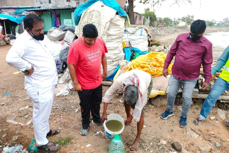 People in parts of Hyderabad complain of unusual odour