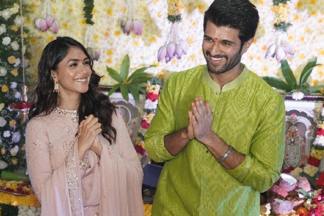 Mrunal Thakur, Vijay Deverakonda pair up for new film with 'mahurat pooja'