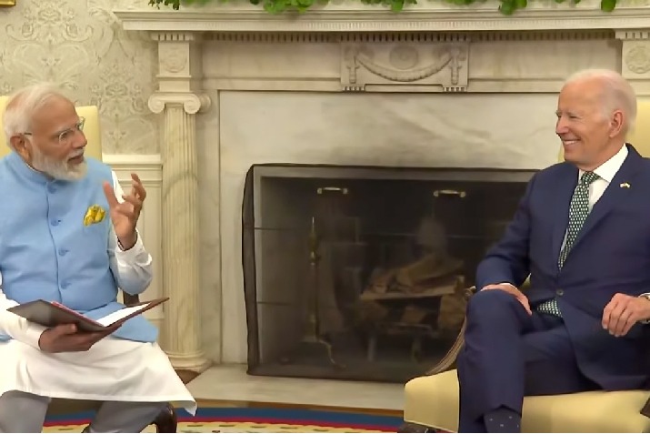 Biden welcomes Modi to White House; says US, India 'great powers'