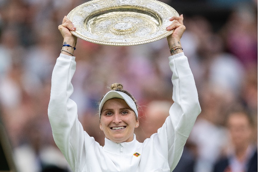 Wimbledon: Unseeded Vondrousova stuns Jabeur to win first Grand Slam title