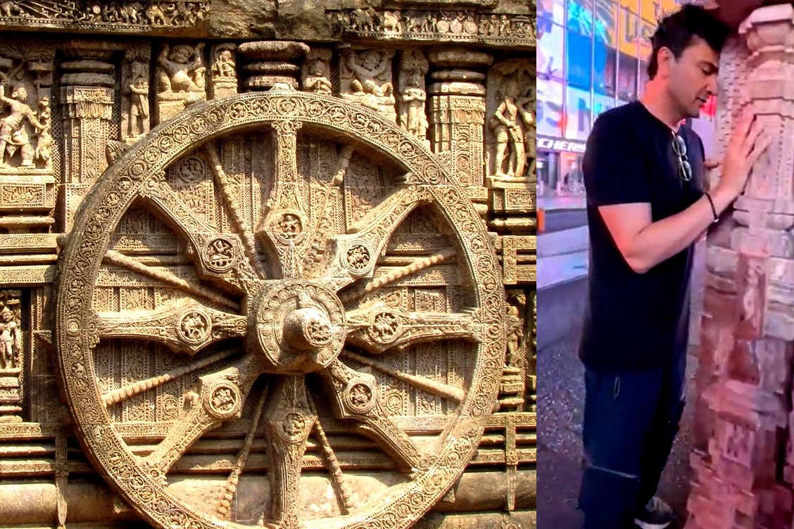 Chef Vikas Khanna unveils replica of Konark Sun Temple wheel in NYC