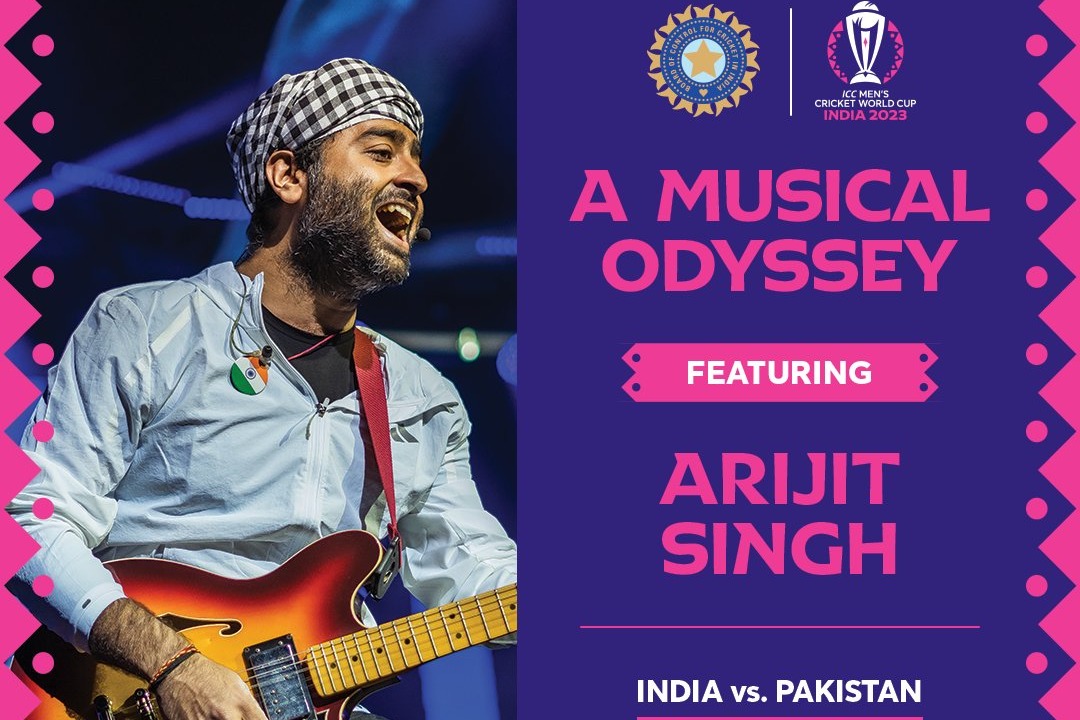 Men's ODI WC: Arijit Singh to ignite the stage before India-Pakistan clash