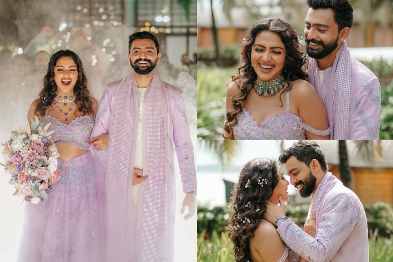 Amala Paul ties knot with Jagat Desai: ‘Married to my divine masculine’