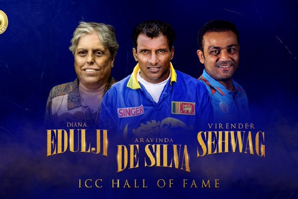 Sehwag, Edulji among three new ICC Hall of Fame inductees