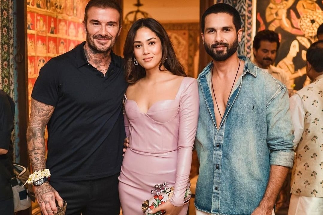 Shahid Kapoor calls David Beckham his and Mira's 'teenage crush'