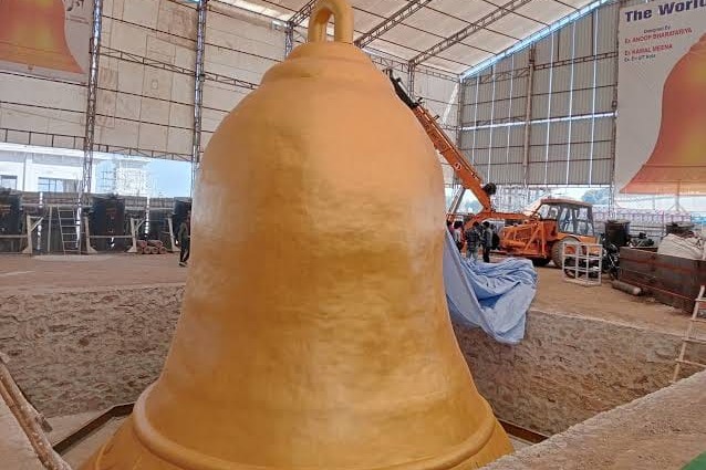 Two killed while demoulding world's largest bell at Kota's riverfront