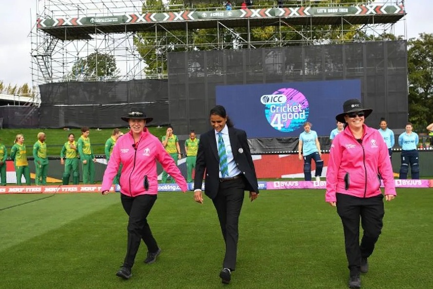 ICC announces landmark equal match-day pay for female match officials