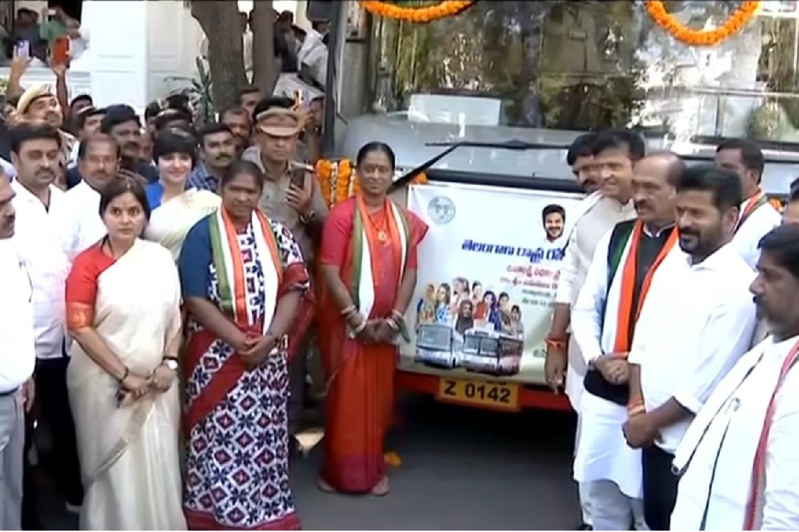 Telangana rolls out free travel for women in TSRTC buses
