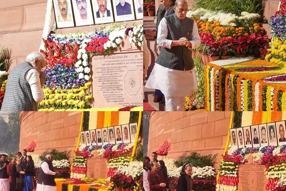 Prez Murmu, PM Modi, Kharge, Sonia pay tributes to 2001 Parliament attack victims