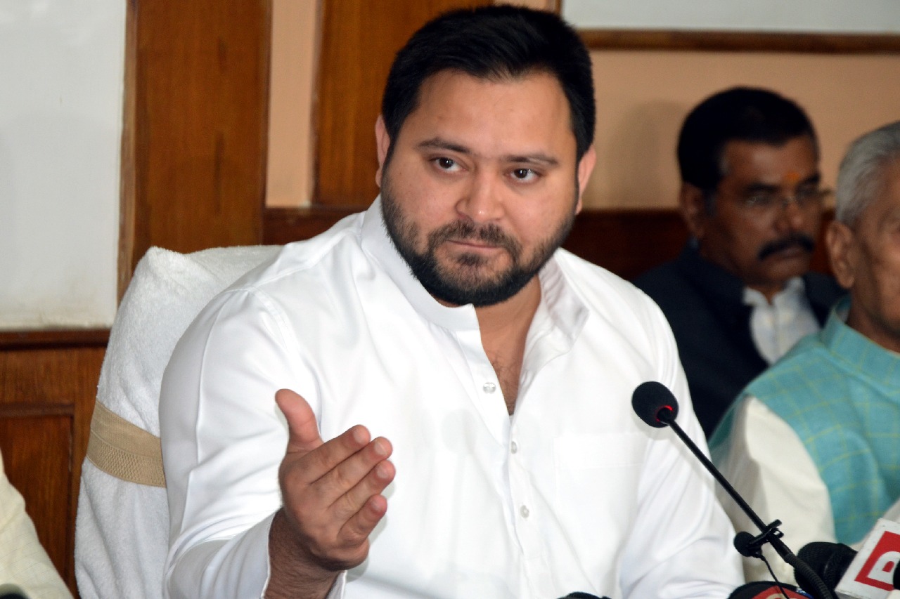 Shah should make statement in Parliament over security breach: Tejashwi