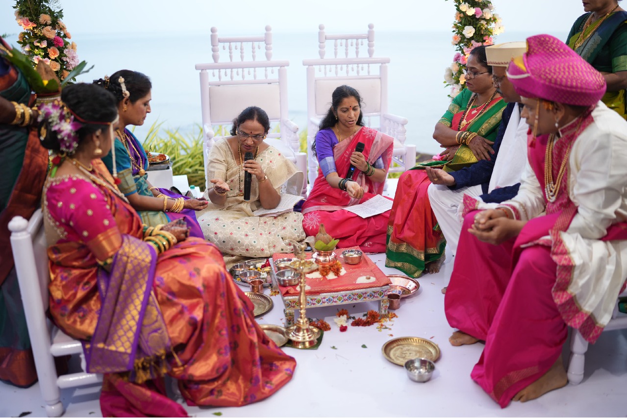 Widowed radio jockey defies male priests, performs daughter's marriage rituals