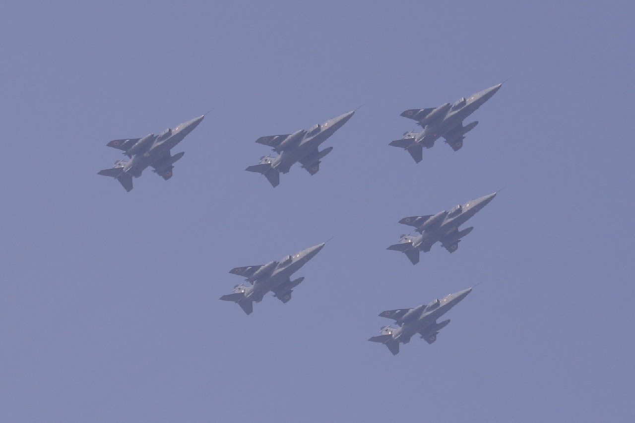 Full Dress Rehearsal for R-Day Parade held at Kartavya Path