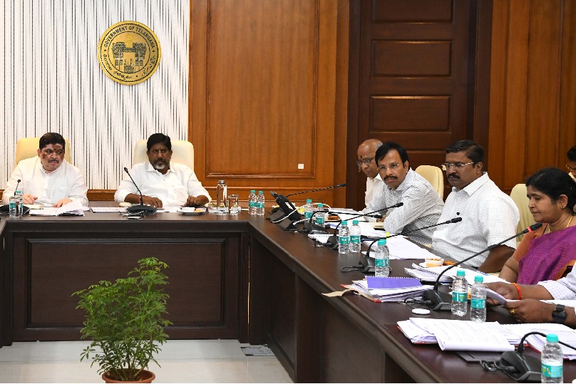 Deputy CM and Transport Minister Discuss Budget Proposals for Transport and BC Welfare at Secretariat