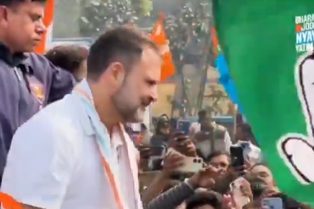 Rahul Gandhi's Bharat Jodo Nyay Yatra enters Bihar