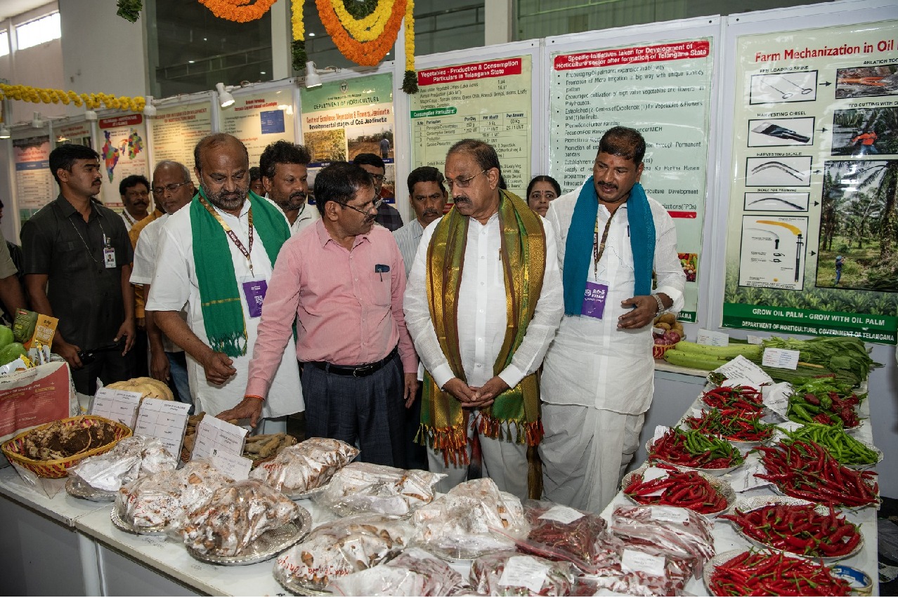 Agriculture Minister Thummala Nageswara Rao inaugurates Telangana’s Largest Agri Show KISAN 2024 at Hyderabad