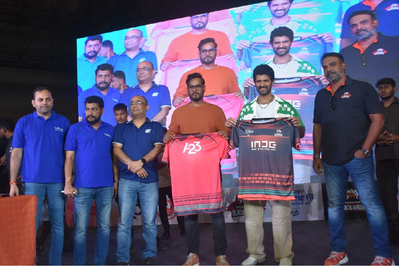 Hyderabad Black Hawks Squad gear-up for Season 3 of Prime Volleyball League 2024