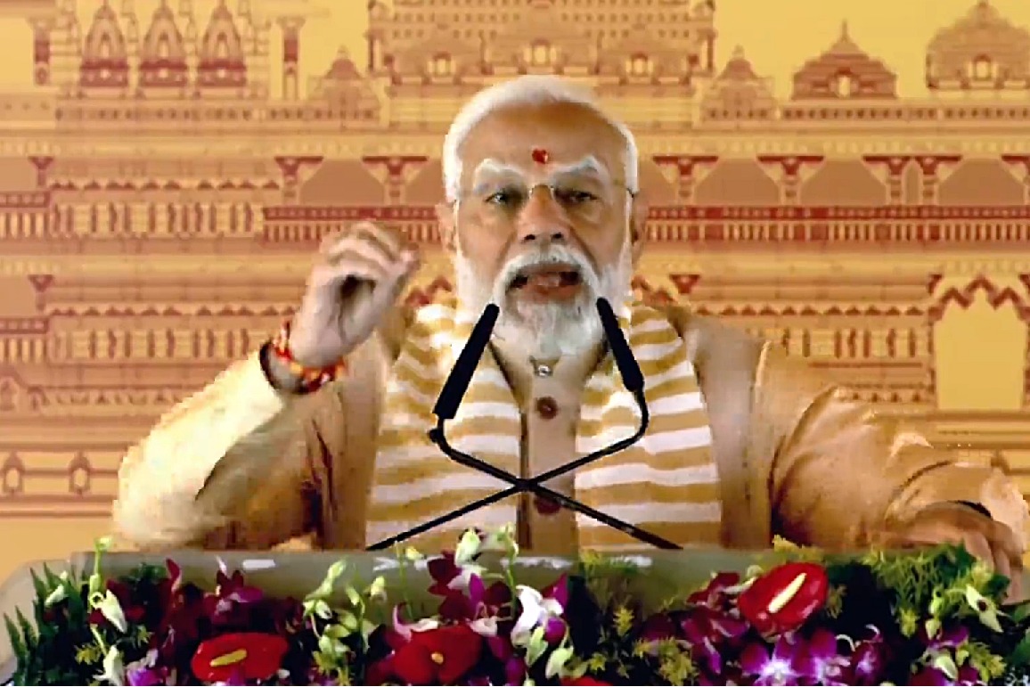 Moment of cultural Renaissance: Modi at Kalki Dham foundation stone laying function