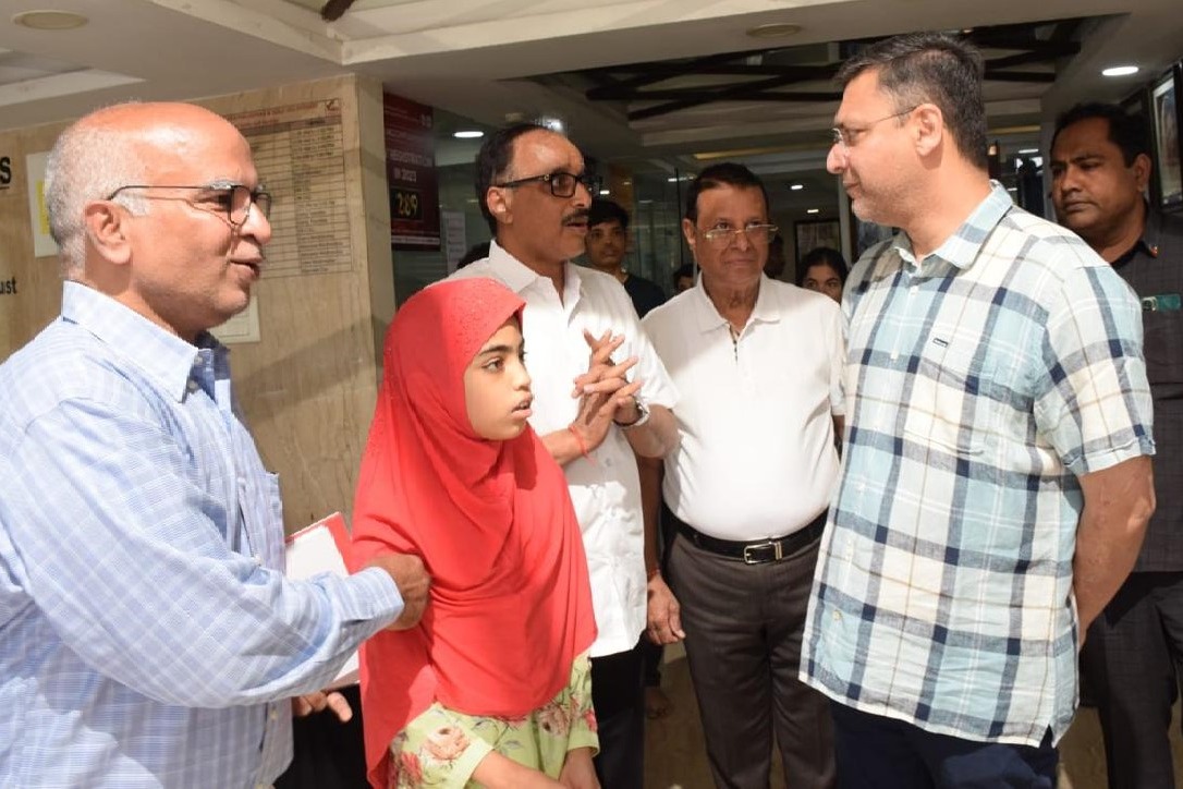 Akbaruddin Owaisi, MLA visits Thalassemia Sickle Cell Society (TSCS) Hyderabad  