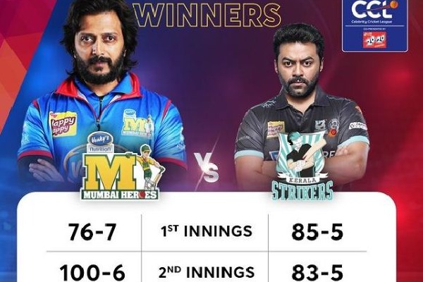 CCL: Salman Khan's Mumbai Heroes beats Kerala Strikers by 8 runs