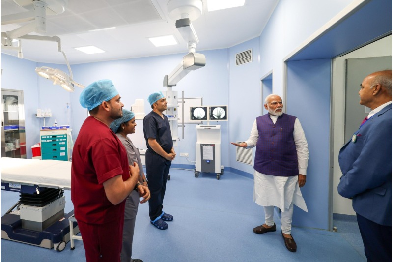 PM Modi dedicates healthcare facilities in Punjab, yoga institute in Haryana