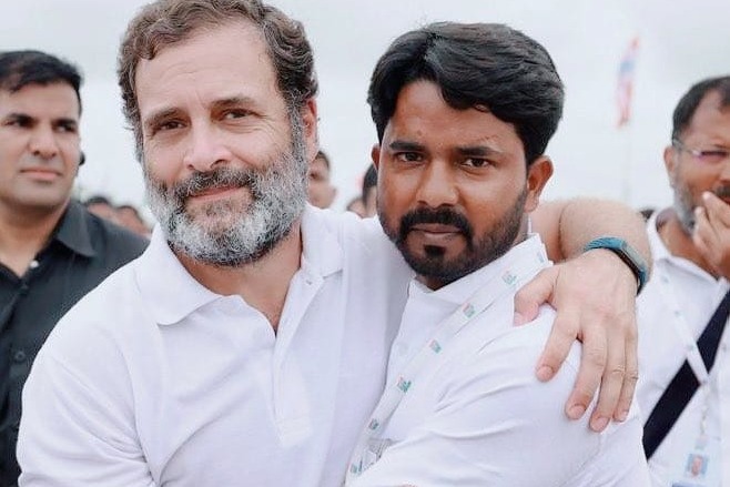 Pro-Pakistan slogan row: LoP Ashoka releases arrested accused's photo with Rahul Gandhi