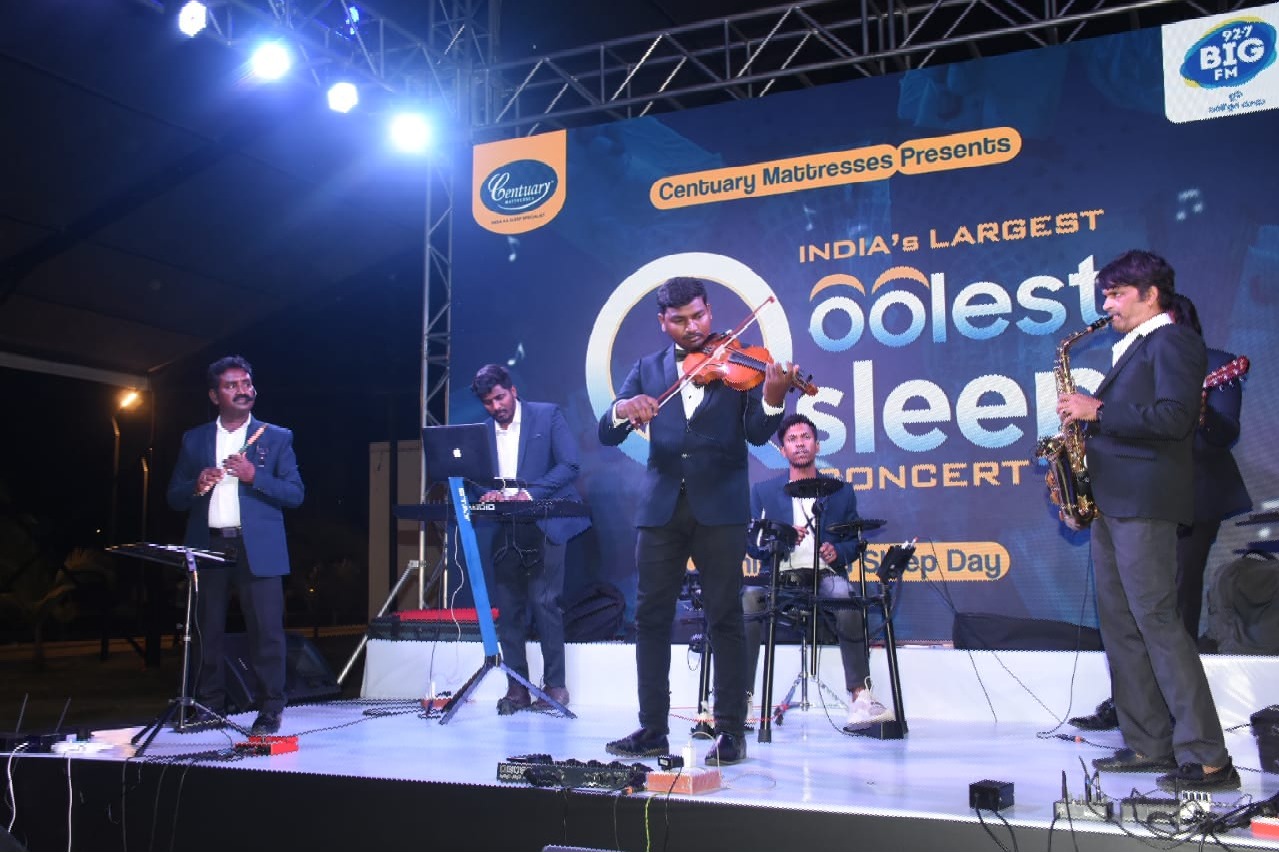 Centuary Mattress hosts ‘India’s largest Qoolest Sleep Concert’, This World Sleep Day