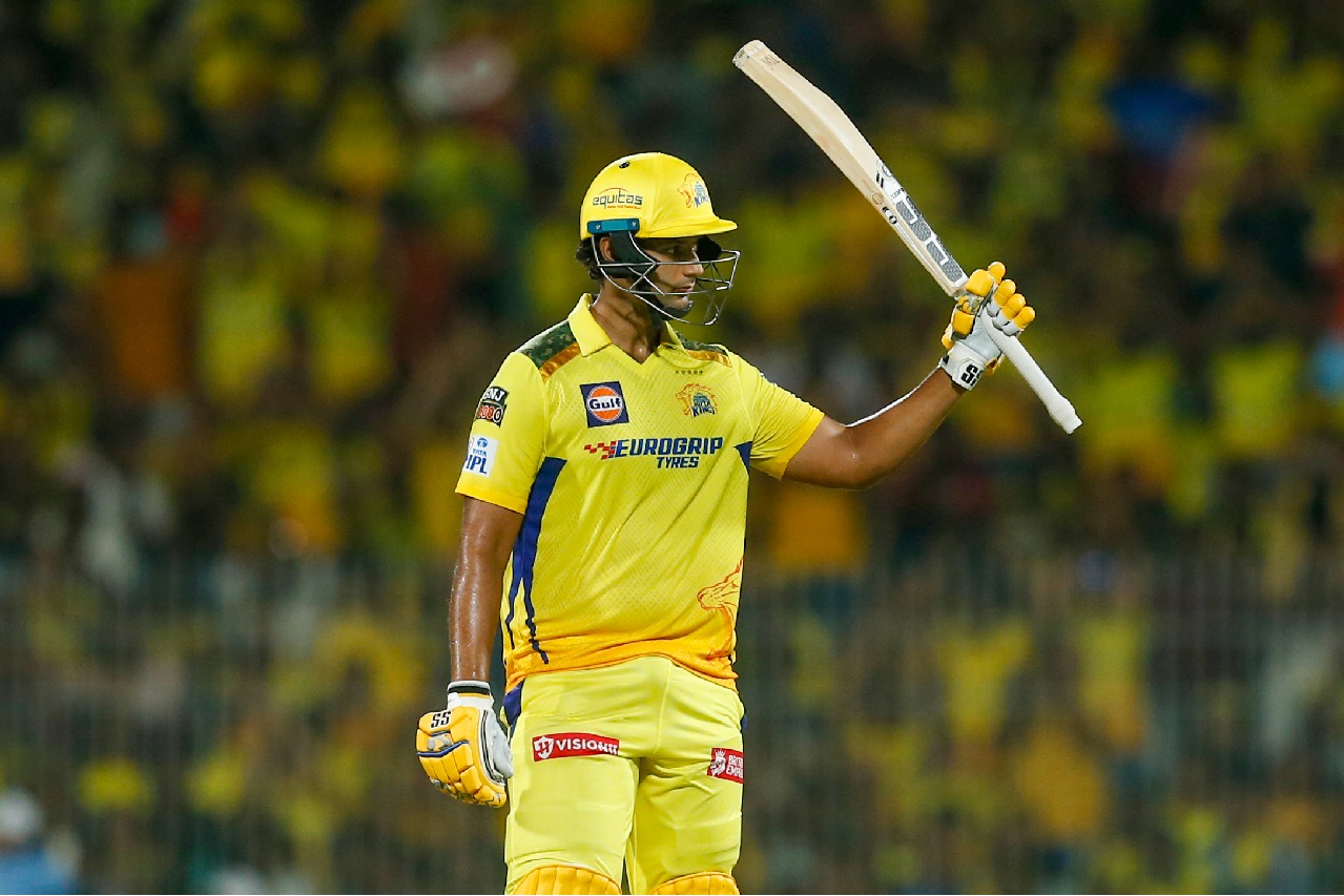 IPL 2024: Dube's blazing fifty, Ravindra's 46 help CSK race to 206/6 against Gujarat Titans