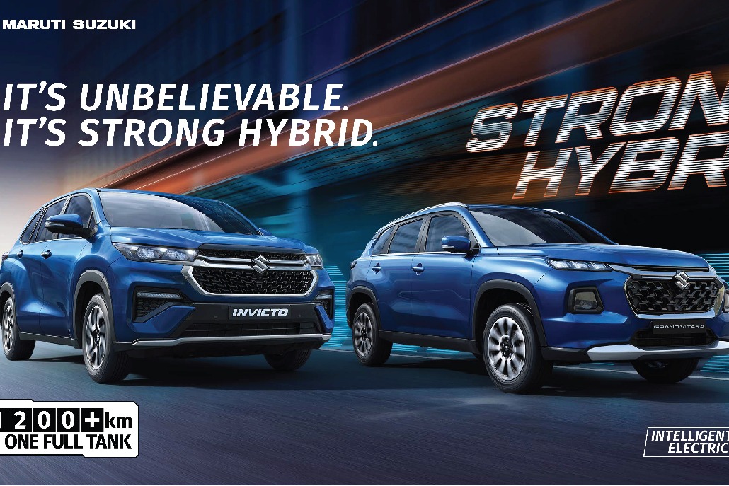Maruti Suzuki spotlights Strong Hybrid technology in a new campaign – 'It's Unbelievable. It's Strong Hybrid.'